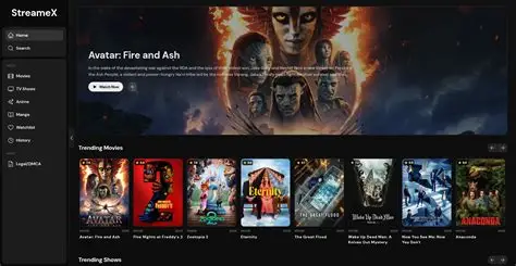 StreamEX streaming platform interface